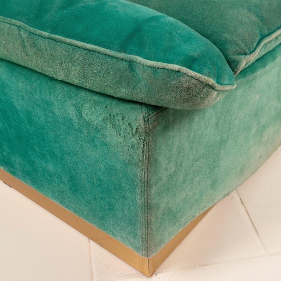 Set van 4 Stropiccio Fauteuils van Luciano Frigerio voor Frigerio di Desio, 1970 – Modulaire banken, Suede (photo 12 of 18)