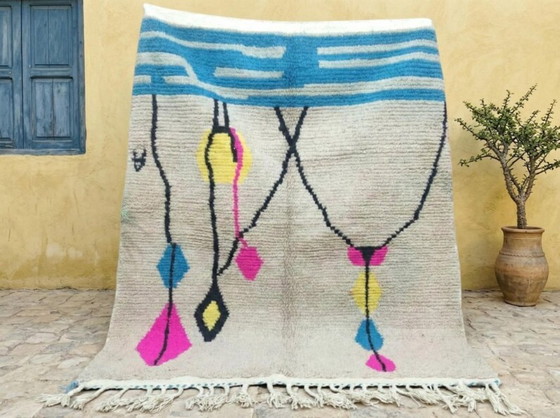 Alfombra bereber marroquí con encanto natural, 2200 cm x 300 cm. – Wool (photo 5 of 8)