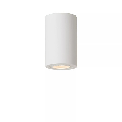Lucide GIPSY Ceiling Spotlight - Ø 7 cm - 1xGU10 - White - Japandi