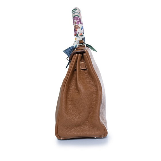 Hermes, Bolso Kelly 28 Retourne de oro – Hermès, Bolsos de mano, Lambskin (photo 4 of 15)