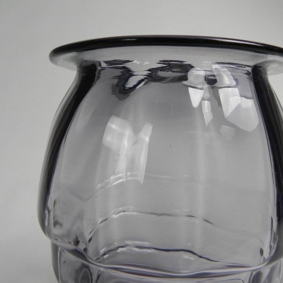 Image 1 of Art Deco vase with twisted vertical bands, Doyen style, 1930s