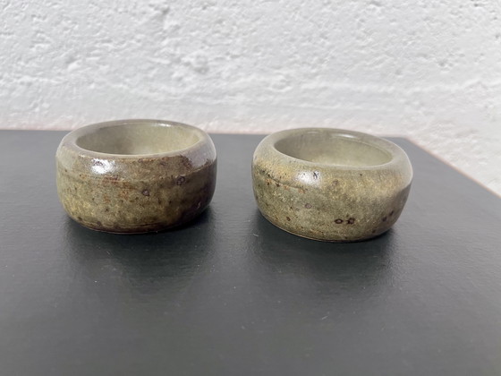 Image 1 of Pyrité steengoed servies, La Borne, 1970