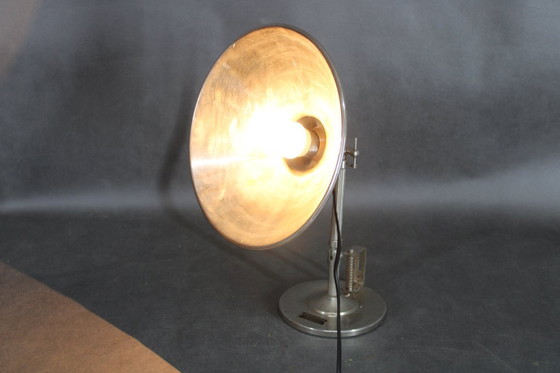 Image 1 of  1930 Verchroomde Tafellamp van Profundus, Oostenrijk