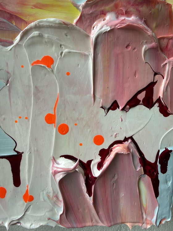 Image 1 of Opera d'arte astratta, pittura con texture