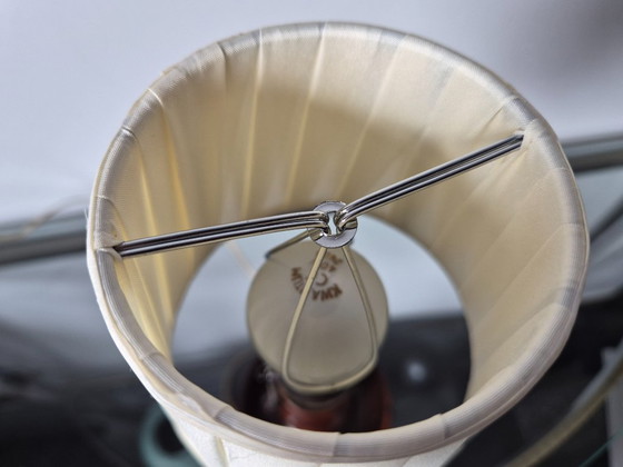 Image 1 of Lampe de table/de chevet japonaise vintage en bois