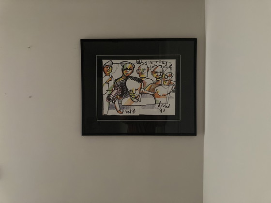 Image 1 of Drawing/aquarelle Herman Brood