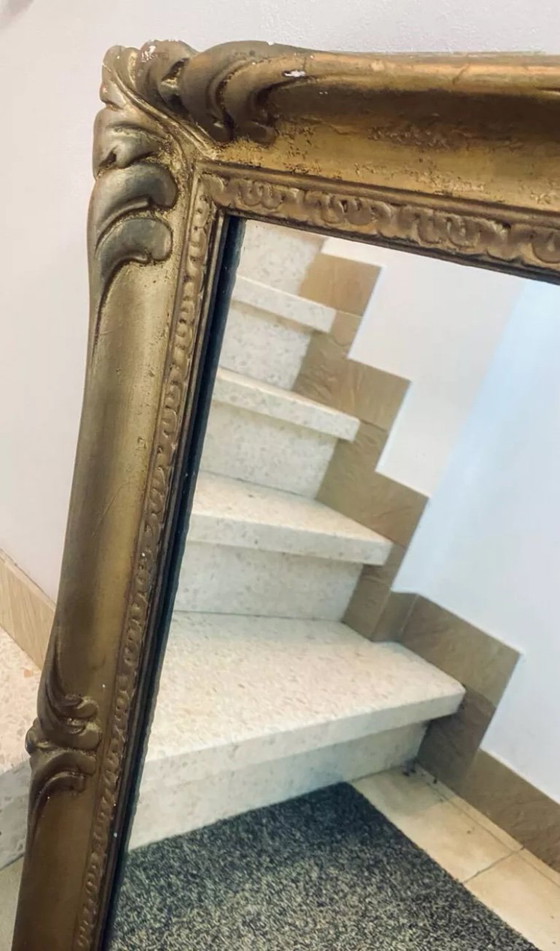 Image 1 of Specchio del XIX secolo con modanature dorate