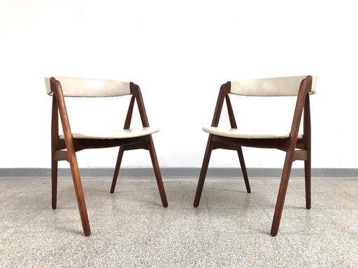 Vintage Deens design Farstrup Møbler stoelen 1960's