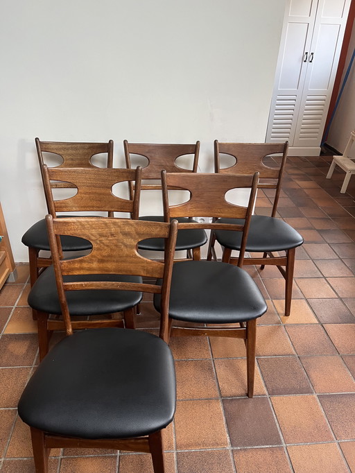 Chaises à manger vintage de designer danois