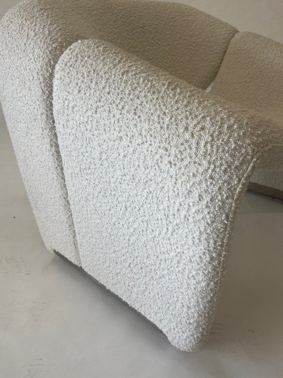 Sedia di design poltrona bouclé – Poltrone, Lana (photo 4 of 10)