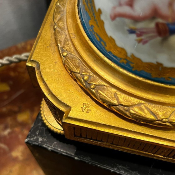 Image 1 of Candelabro / Lampada, ormolú e porcellana, Victor Paillard, Napoleone III, 1870 - Francia