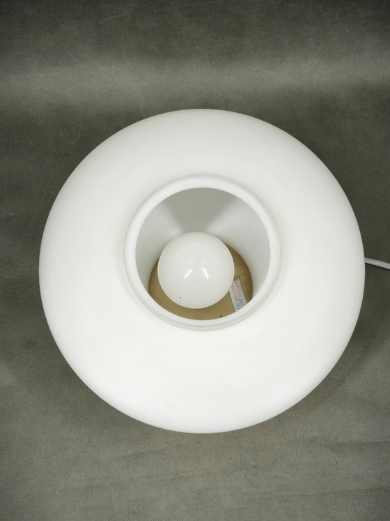 Image 1 of Lampada da tavolo in vetro opalino Napako, Cecoslovacchia, anni '70