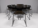 10 x Vintage Vanerum Pagholz Chairs, 1960s - 1970s
