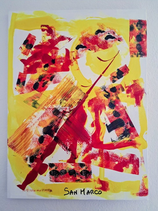 Enzo SAN MARCO - Rising Heat - Artist's painting