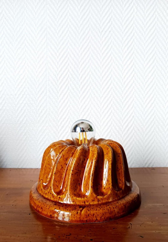 Image 1 of Lampe à poser moule à gâteaux en céramique 