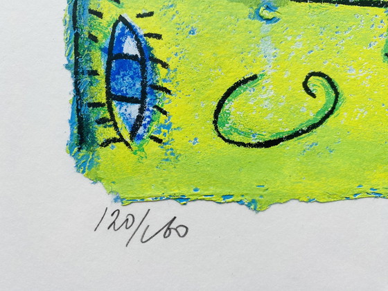 Image 1 of Hannes Kuiper - Serigrafía a todo color - Con marco