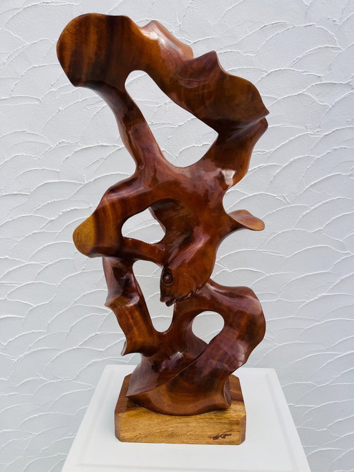 Wood sculpture