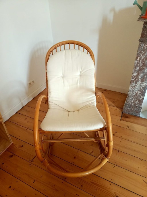 Sedia a dondolo in rattan – schommelstoelen, Bamboo (photo 2 of 5)