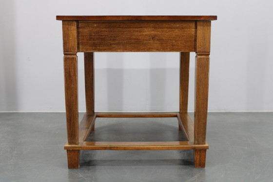 Image 1 of Gerestaureerde antieke eiken tafel uit 1930, Tsjecho-Slowakije