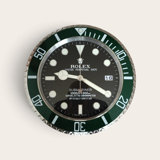 Reloj de pared Rolex Submariner – decoratieve objecten, Metal, Plastic