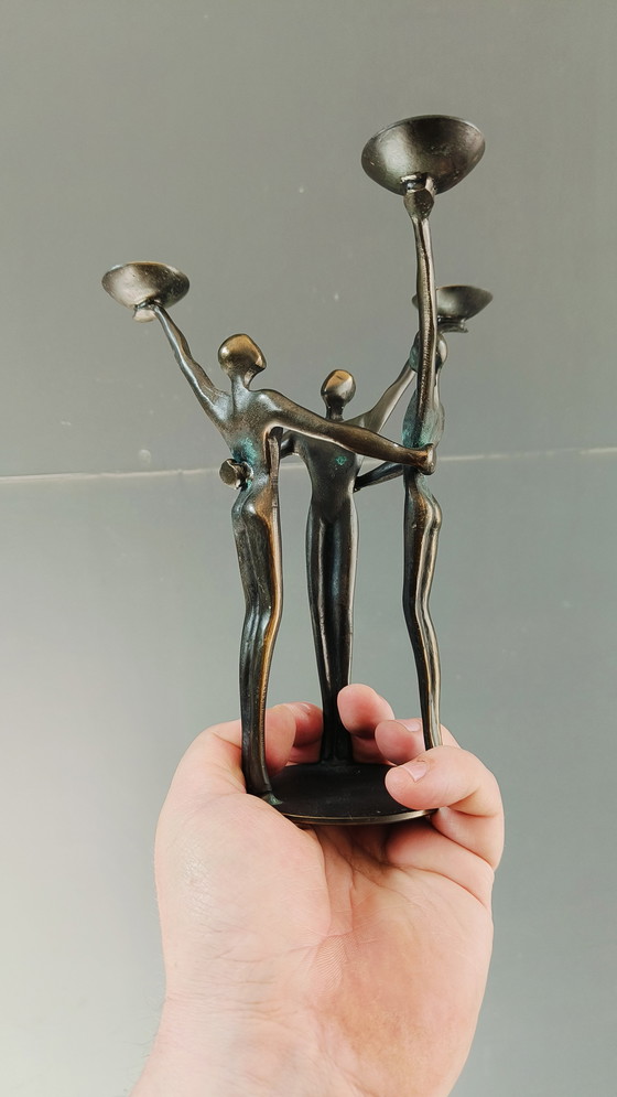 Image 1 of Corry van Ammerlaan Niekerk Statua in bronzo "Spirito di squadra"