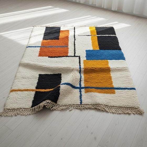 Image 1 of Tapis marocain en laine natural 250cmx150cm