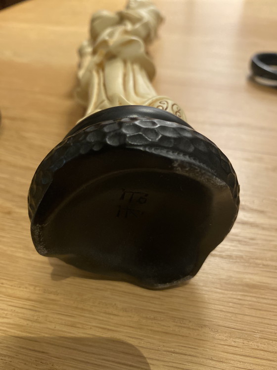 Image 1 of Chinese figurine pair Hanfu Tang Ming Dynasty