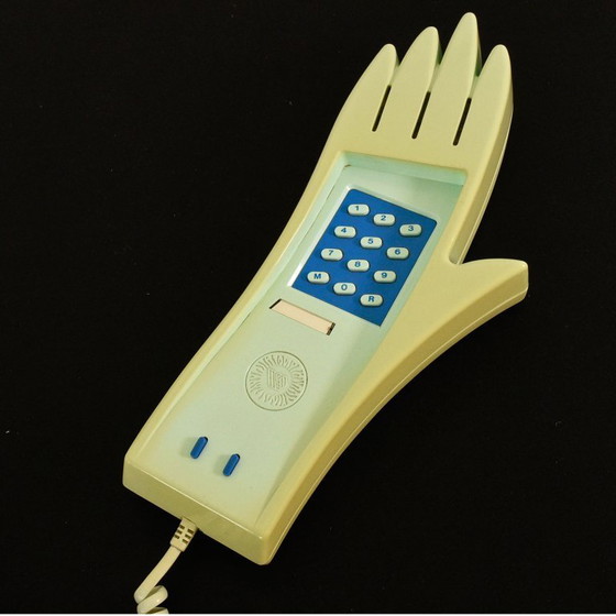 Image 1 of Telefono Cresta Modell 100 del 1980 progettato per Vroom e Dreesmann Handtelefoon