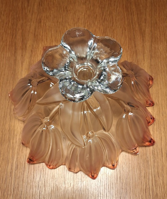 Walther Glas "Sylvia" Tulip Bowl on Foot, Crystal, Pink (photo 6 of 7)