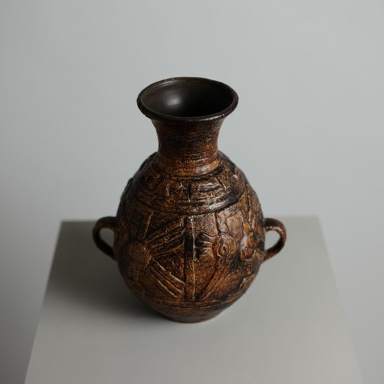 Jasba Model 1690-30 Sculpturale Keramische Vaas, West-Duitsland, c. 1970 – Vazen, Ceramic (photo 3 of 13)