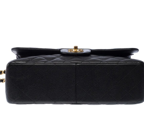 Image 1 of Sac CHANEL Timeless/Classique en Cuir Noir - 103396