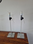 Two Luceplan Constanza table lamps (without shade)