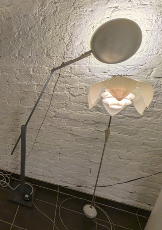 Image 1 of Gunter Symmank for Integra Berlin 1960s SY1 floor lamp flower