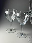 6 copas de vino grandes de cristal - Holmegaards Glasværk. década de 1920