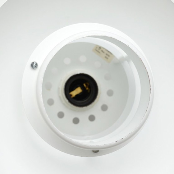 Image 1 of Witte Scandinavische Top Lamper lamp, Denemarken jaren 70