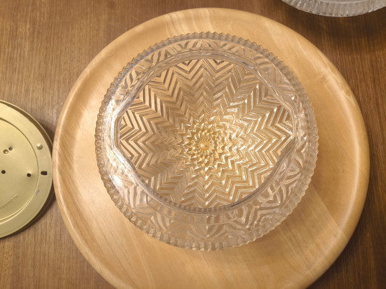 Image 1 of Limburg plaffonnairre Amber glas