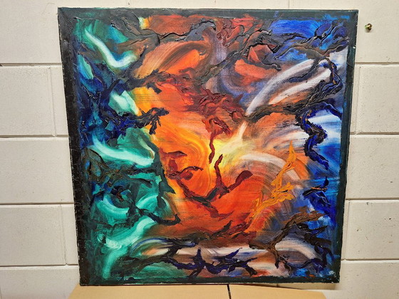 Six very beautiful paintings – Paintings & Drawings, Canvas (photo 4 of 12)