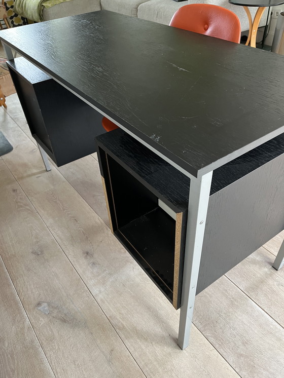 Image 1 of Escritorio con silla años 60 naranja retro