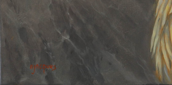 Image 1 of Kronenkranich Öl auf Leinwand