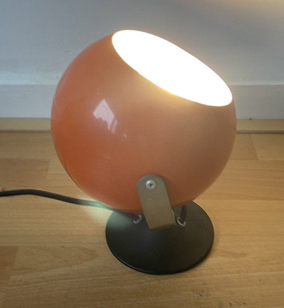 Image 1 of Anvia - Vintage oranje Eyeball wandlamp