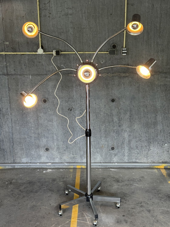 Image 1 of MCM Adjustable Octopus Floor Lamp