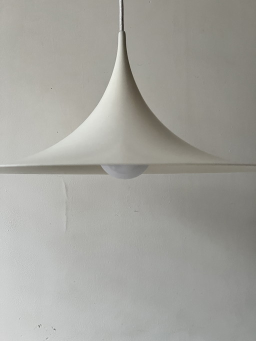 Suspension Tulipe Blanche Design Danois 1970