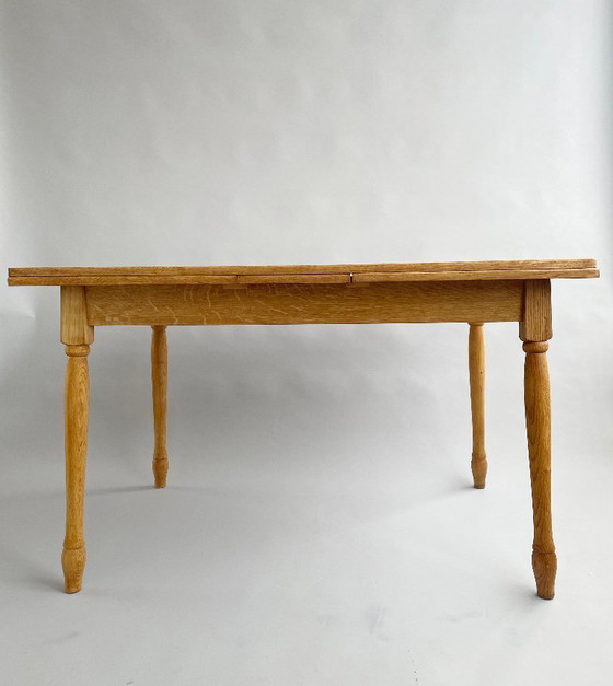 Image 1 of Vintage Mid-Century Extendable Dining Table