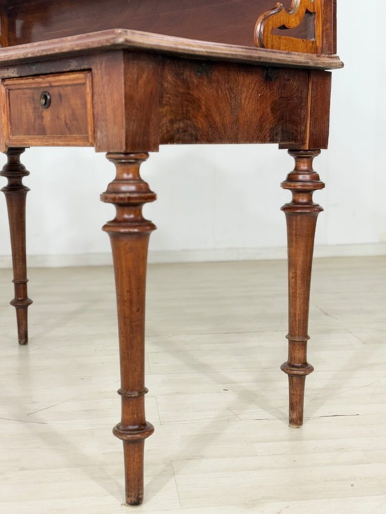 Image 1 of Beautiful antique Gründerzeit desk, office table, circa 1880