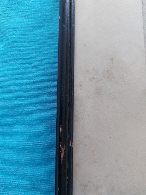 Image 1 of Gravure ancienne encadrée avec caravane ?Ed vd Meulen ? '19 ?