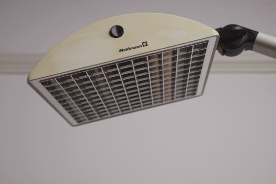 Image 1 of  Waldmann Adjustable Desk Lamp German Industrial Task Lamp Clamp Mount Articulated Office Light 