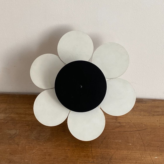 Image 1 of Vintage flower wall sconce. 1970s. Space age.