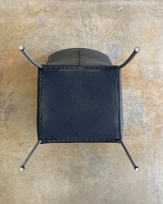 Image 1 of 4x Bert Plantagie Arc eetkamerstoel leer