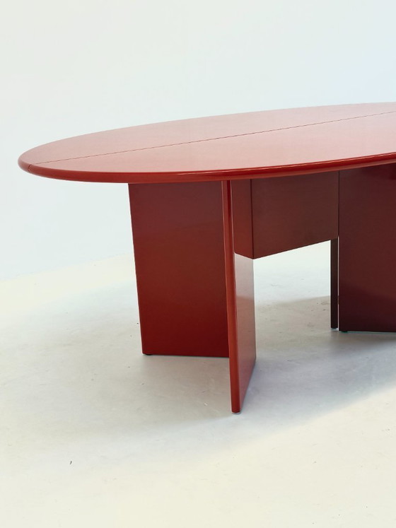 Image 1 of Antella Esstisch / Konsolentisch von Kazuhide Takahama für Cassina in Rot