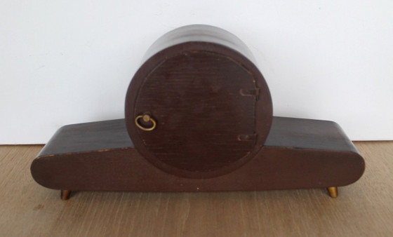 Orologio da camino MCM Anni '50-'60 "Florida" – Con Chiave – Wood (photo 9 of 14)